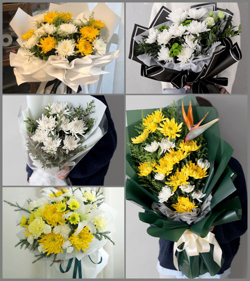 河南周口扶沟县城郊乡白事花束代送